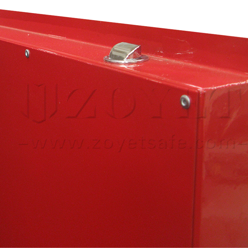 紅色防爆柜細(xì)節(jié)