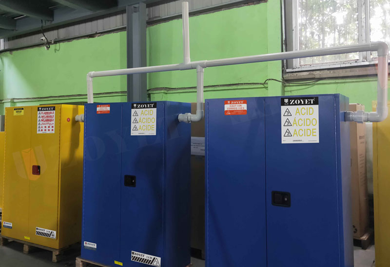 帶有通風設施的化學品防爆柜 帶有通風設施的化學品防爆柜