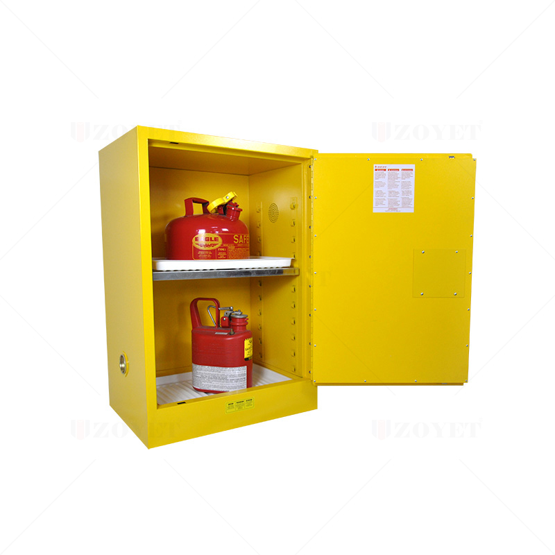 一種機油防爆柜介紹(圖9) 12加侖易燃型機油防爆柜