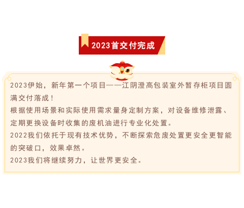 2023年首個交付(圖1)